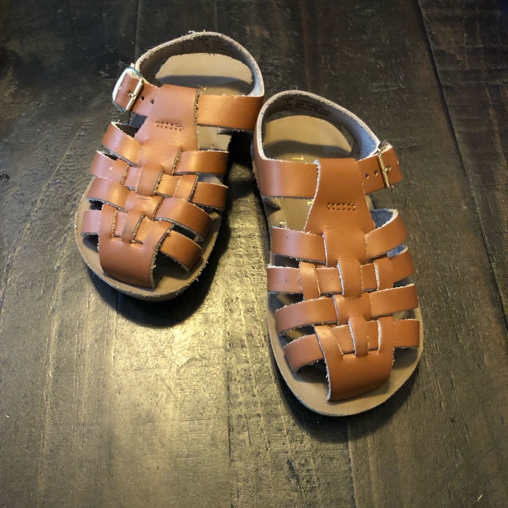 Sailor Tan Kids Sandals